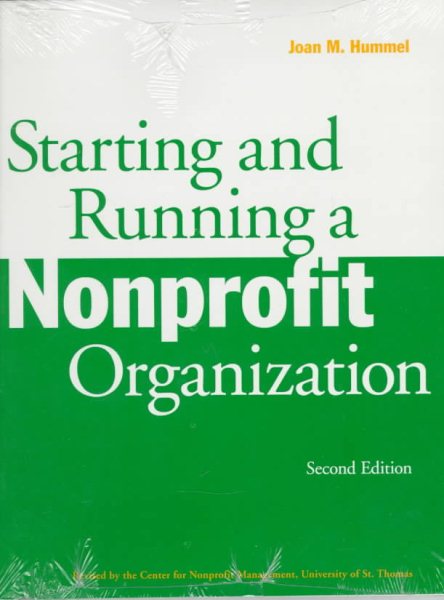 Starting and Running a Nonprofit Organization, 2nd Edition