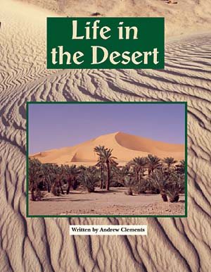 Steck-Vaughn Pair-It Books Fluency Stage 4: Student Reader Life in the Desert , Story Book cover