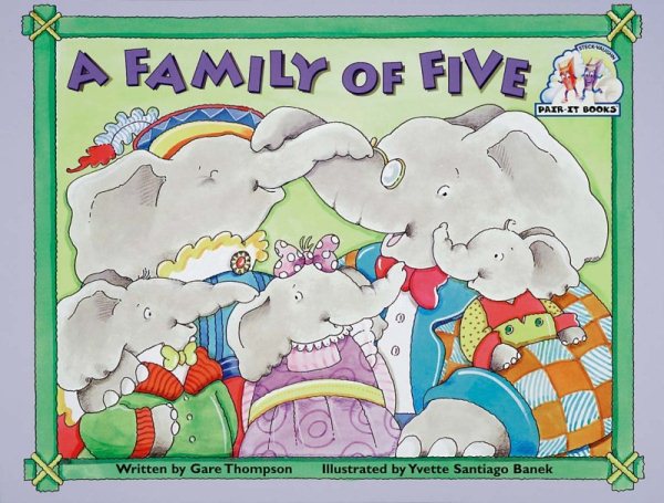 Steck-Vaughn Pair-It Books Emergent: Student Reader Family of Five, a , Story Book;Pair-It Books cover