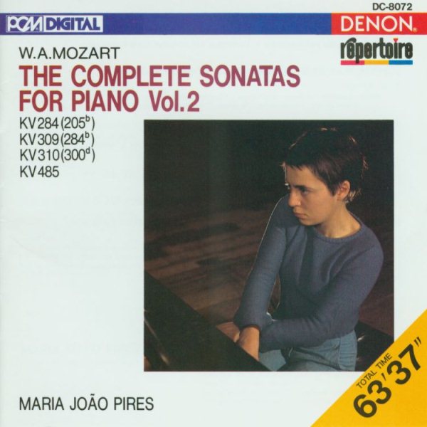 Maria João Pires ~ Mozart - The Complete Sonatas for Piano Vol. 2 cover