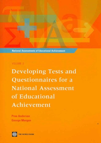 National Assessments of Educational Achievement Vol 2: Developing Tests and Questionnaires for a National Assessment of Educational Achievement cover