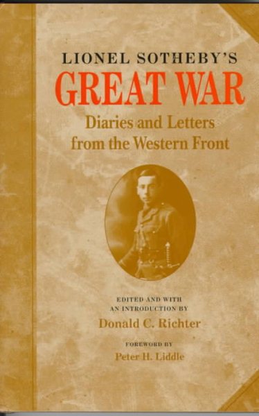 Lionel Sotheby’s Great War: Diaries and Letters from the Western Front cover