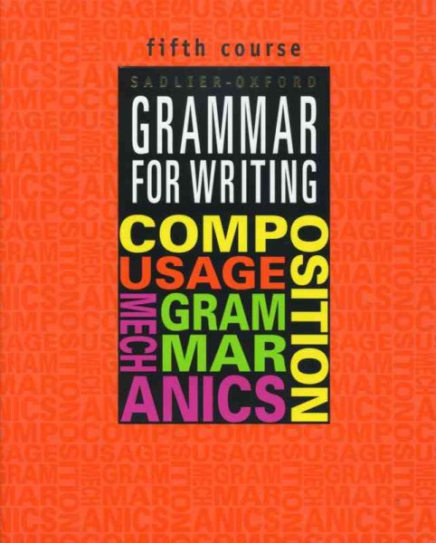 Grammar for Writing, 5th Course (Grammar for Writing Ser. 2) cover