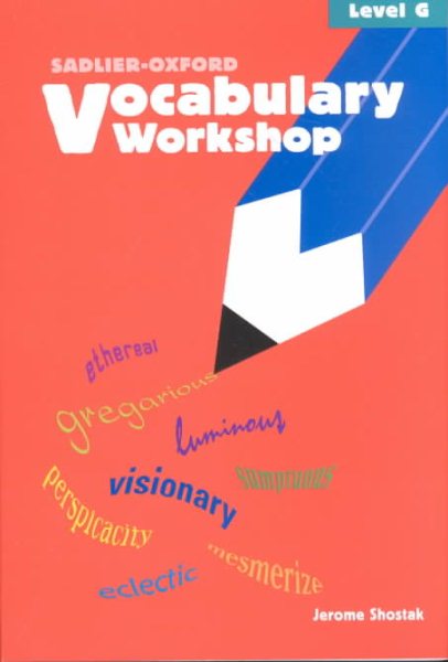 Vocabulary Workshop: Level G cover