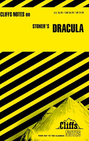 Stoker's Dracula (Cliffs Notes) cover
