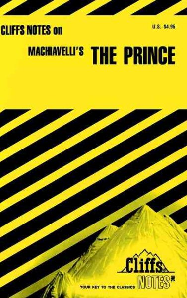 Machiavelli's The Prince (Cliffs Notes) cover