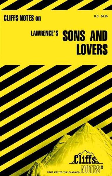 Cliffs notes on:  Lawrence's:  Sons and Lovers (Cliffs notes) cover