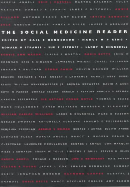 The Social Medicine Reader cover