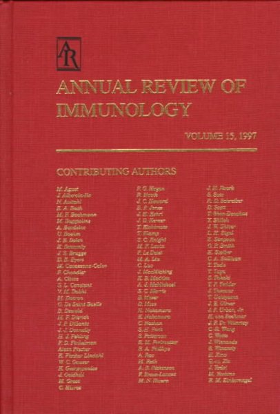 Annual Review of Immunology 1997
