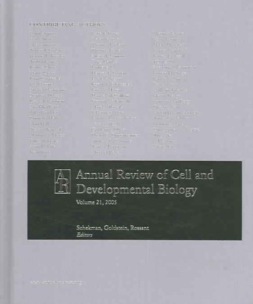Annual Review of Cell and Developmental Biology 2005 cover