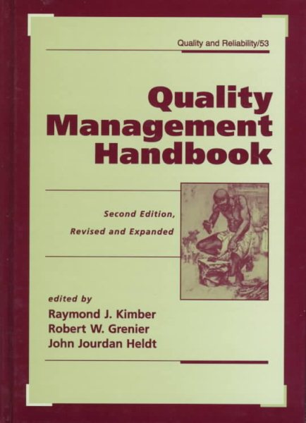Quality Management Handbook, Second Edition, (Quality and Reliability)