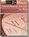 10-Minute Critical Thinking Activities for Math cover
