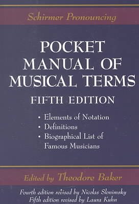 schirmer-pronouncing-pocket-manual-of-musical-terms cover