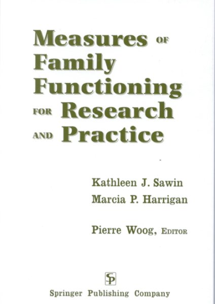 Measures of Family Functioning for Research and Practice
