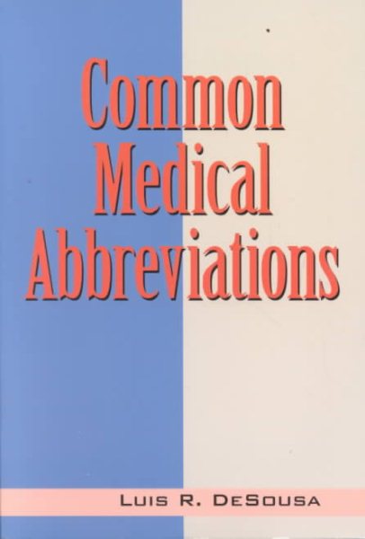 Common Medical Abbreviations cover