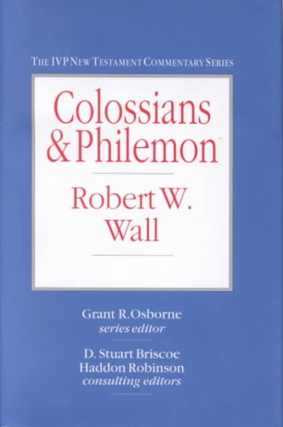 Colossians & Philemon (IVP New Testament Commentary Series) cover