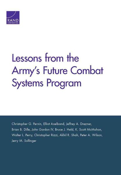 Lessons from the Army's Future Combat Systems Program cover