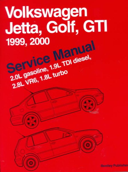 Volkswagen Jetta, Golf, GTI Service Manual: 1999-2000 cover