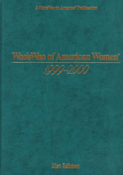 Who's Who of American Women 1999-2000 cover