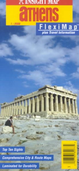 Insight Map Athens: Fleximap Pluse Travel Information (Rand McNally)