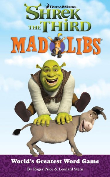 Shrek the Third Mad Libs cover