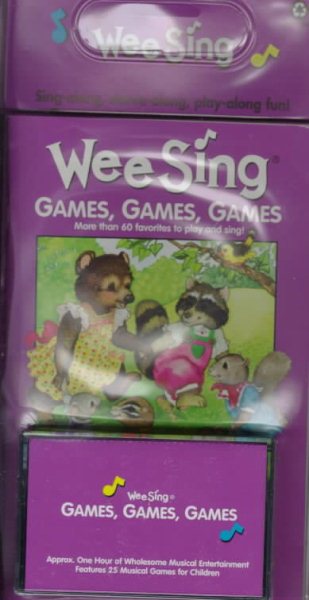 Wee Sing Games, Games, Games and Cassette: More Than 60 Favorites to Play and Sing with Cassette(s) (Wee Sing)