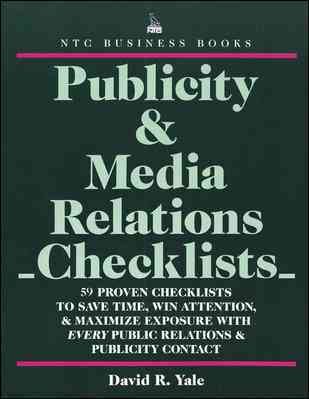 Publicity & Media Relations Checklists cover