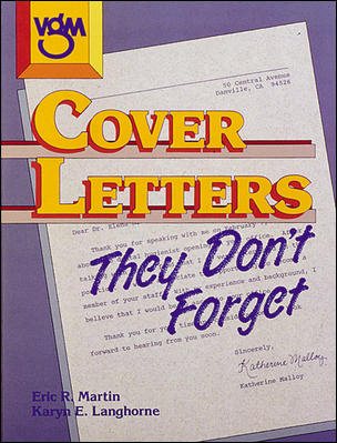 Cover Letters They Don't Forget (Opportunities in) cover