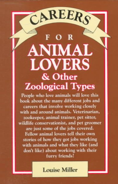 Careers for Animal Lovers: And Other Zoological Types (Vgm Careers for You Series) cover