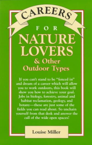 Careers for Nature Lovers and Other Outdoor Types (McGraw-Hill Careers for You) cover
