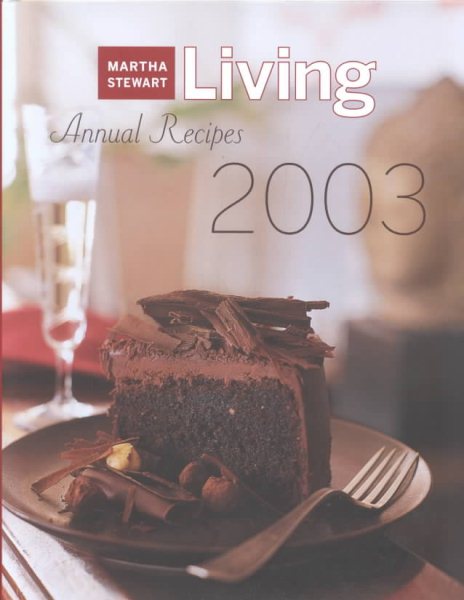 Martha Stewart Living Annual Recipes 2003 cover