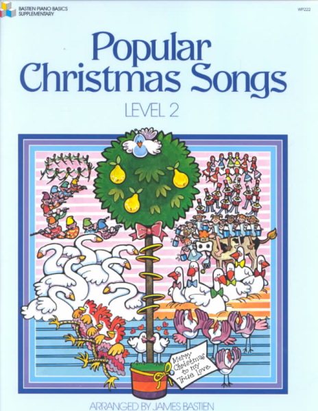WP222 - Popular Christmas Songs Level 2 - Bastien cover