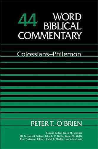 Word Biblical Commentary Vol. 44, Colossians-Philemon cover