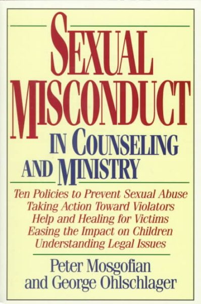 Sexual Misconduct in Counseling and Ministry (Contemporary Christian Counseling) cover