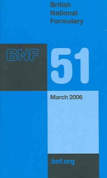British National Formulary (BNF) 51 (v. 51) cover