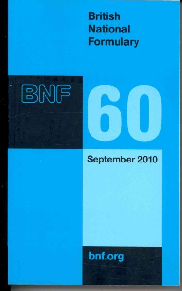British National Formulary (BNF) 60 cover