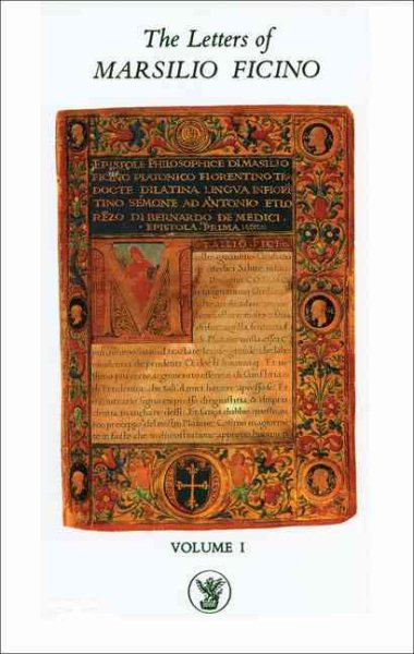 The Letters of Marsilio Ficino: Volume 1 (1) cover