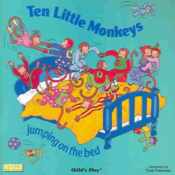 Ten Little Monkeys Jumping on the Bed (Books with Holes (Paperback)) cover