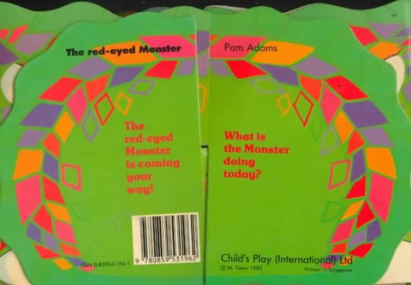 The Red-Eyed Monster (Activity Board Books - Monster Books)