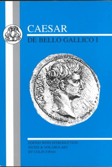 Caesar: De Bello Gallico I (Latin Edition) cover