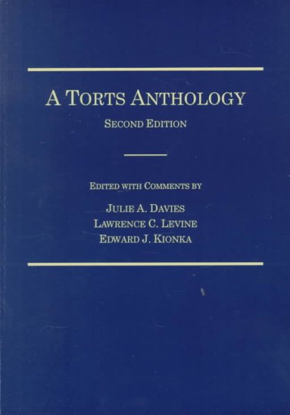 A Torts Anthology cover