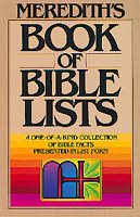Meredith's Book of Bible Lists cover