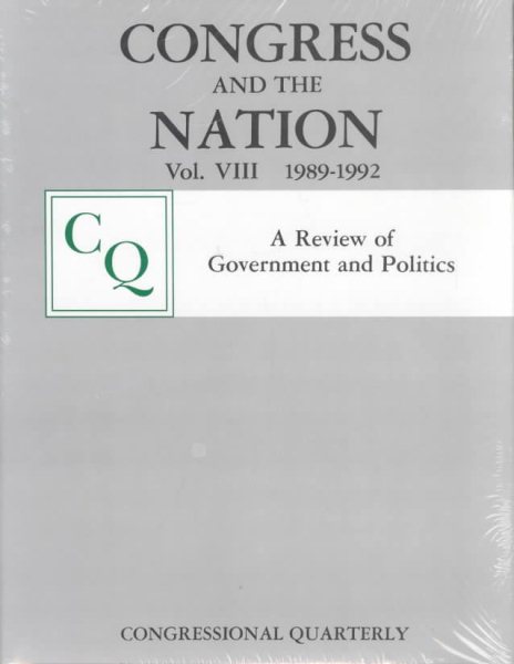 Congress and the Nation: 1989-1992 cover