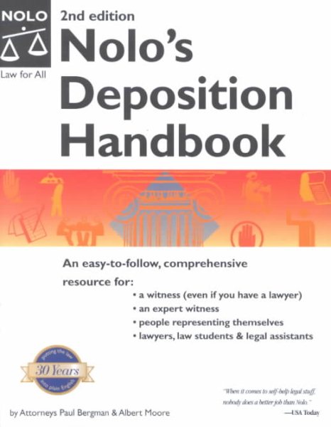 Nolo's Deposition Handbook (2nd Edition) cover