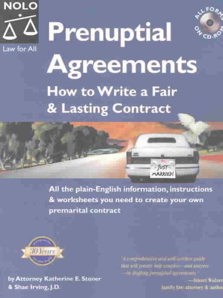 Prenuptial Agreements: How to Write a Fair and Lasting Contract cover