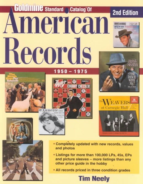 Standard Catalog of American Records, 1950-1975 (Goldmine Price Guide to Collectible Record Albums) cover