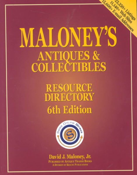 Maloney's Antiques & Collectibles Resource Directory cover