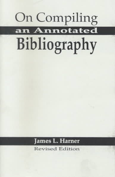 On Compiling an Annotated Bibliography cover