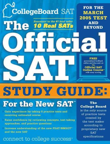 The Official SAT Study Guide: For the New SAT (tm) cover