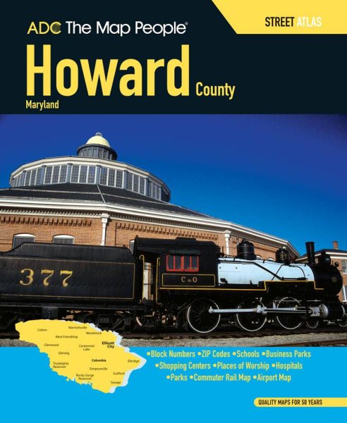 ADC The Map People Howard County, Maryland Atlas cover